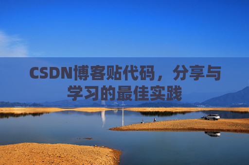 CSDN博客贴代码，分享与学习的最佳实践